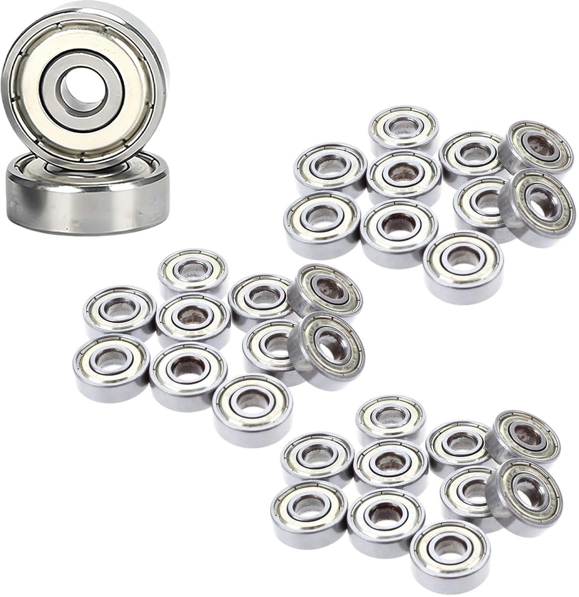 solidchoice set van 30 miniatuur kogellagers voor diverse toepassingen