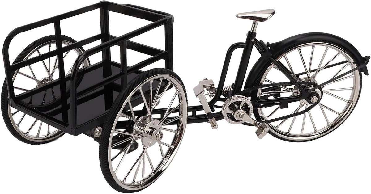 Speelgoed Driewieler Model - Miniatuur Fiets Ornament - Huis Kantoor Decoratie - Gedetailleerd Simulatieontwerp Driewieler kopen online