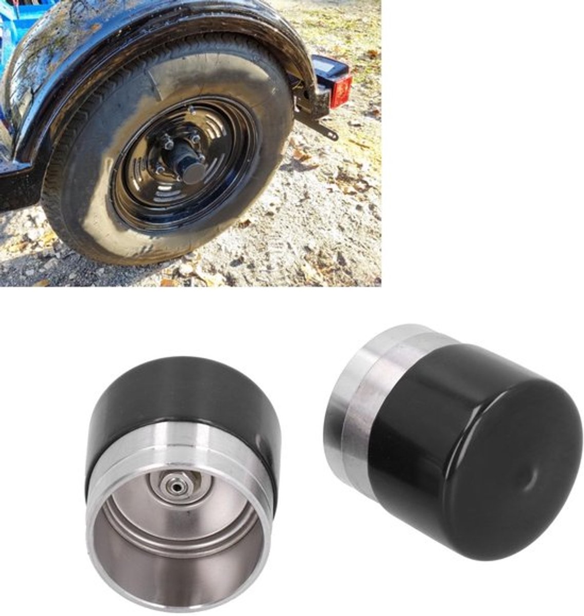SPHProducts - RVS - Trailer Wheel Bearing Protector - Universeel Buitenspeelvoertuigaccessoire kopen online