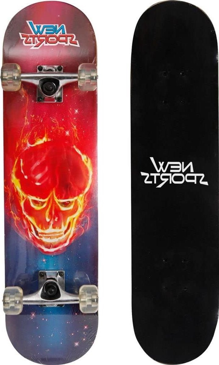 sport skateboard longboard outdoor rijden 9 laags esdoornhout 788 cm meerkleurig