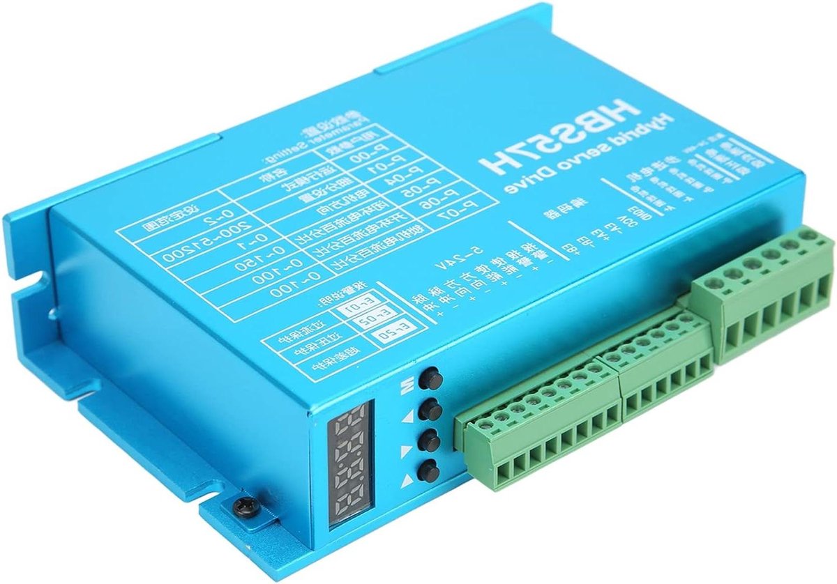 Stappenmotor Driver - Gesloten Lus - Mechanische Belasting - Automatische Stroomaanpassing - 24-48 VDC - Zilver Loopmotor kopen online