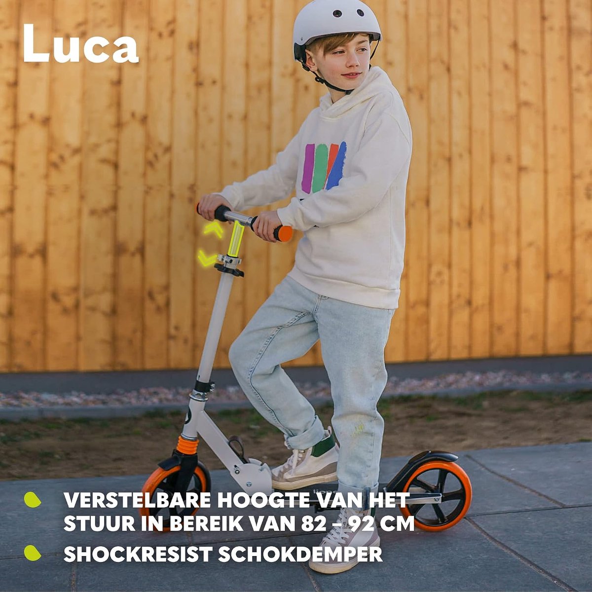 Step – Opvouwbare Stuntstep – Verstelbaar Stuur – 20 cm PU Wielen – Schokdempend – Antislip – Tot 100 kg – Zwart Step kopen online
