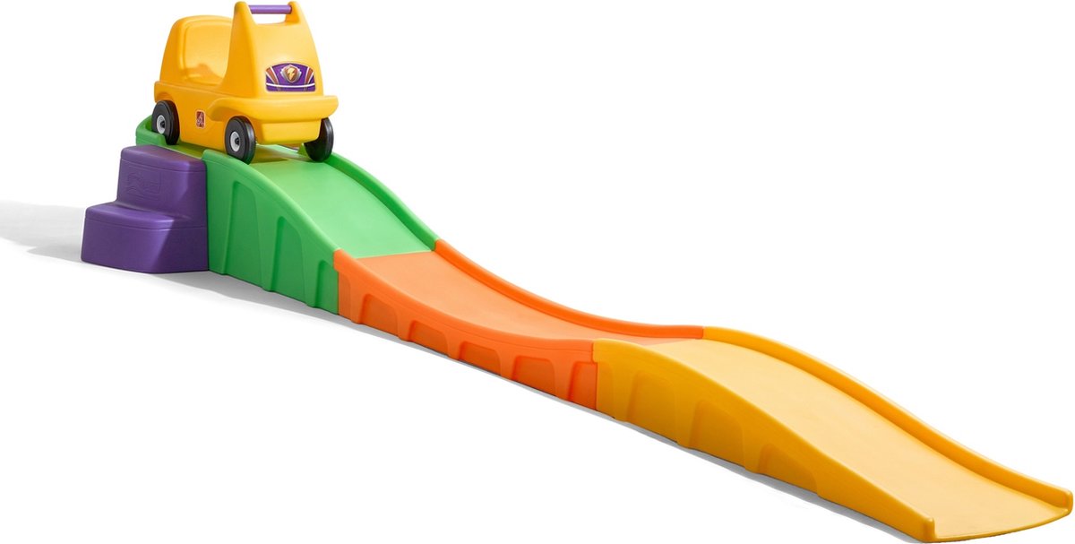 Step2 Up & Down Roller Coaster Speelgoed Achtbaan - Kinderachtbaan met loopauto - 3 meter achtbaan voor kinderen Loopauto kopen online