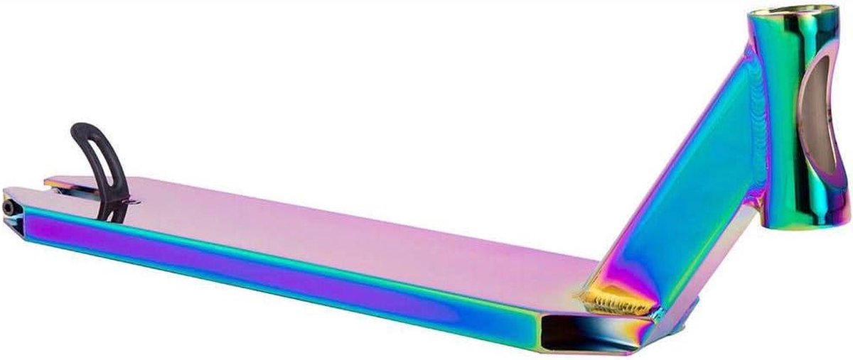 Stuntstep Deck - Scooter Deck Trickstep Deck - Tricks Uitvoeren - Lichtgewicht Aluminium - 11.4 cm Breed - Rainbow Skateonderdeel kopen online