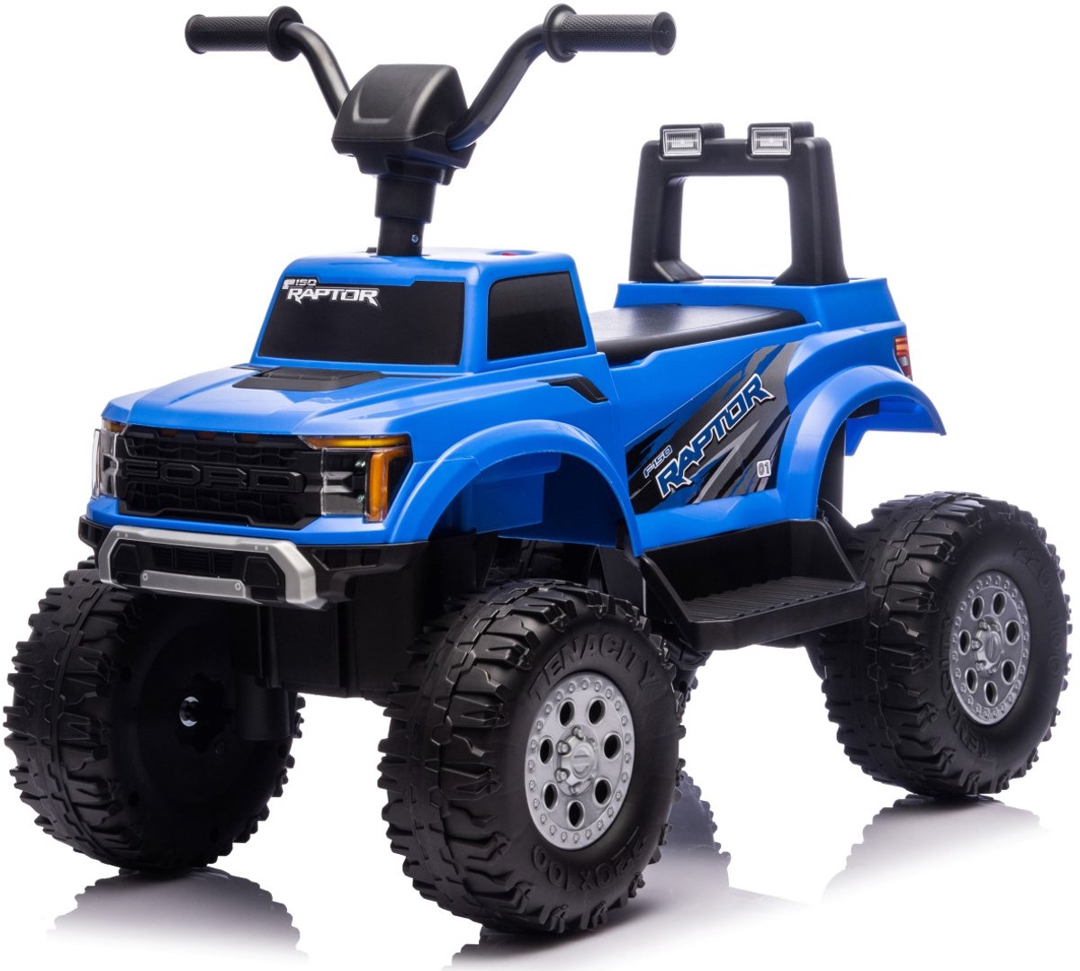SUN BABY Ford Raptor F150 Elektrische Kinderauto Accuvoertuig 12V - LED Verlichting, Terreinbanden, Opbergruimte - Blauw Speelgoedaccuvoertuig kopen online