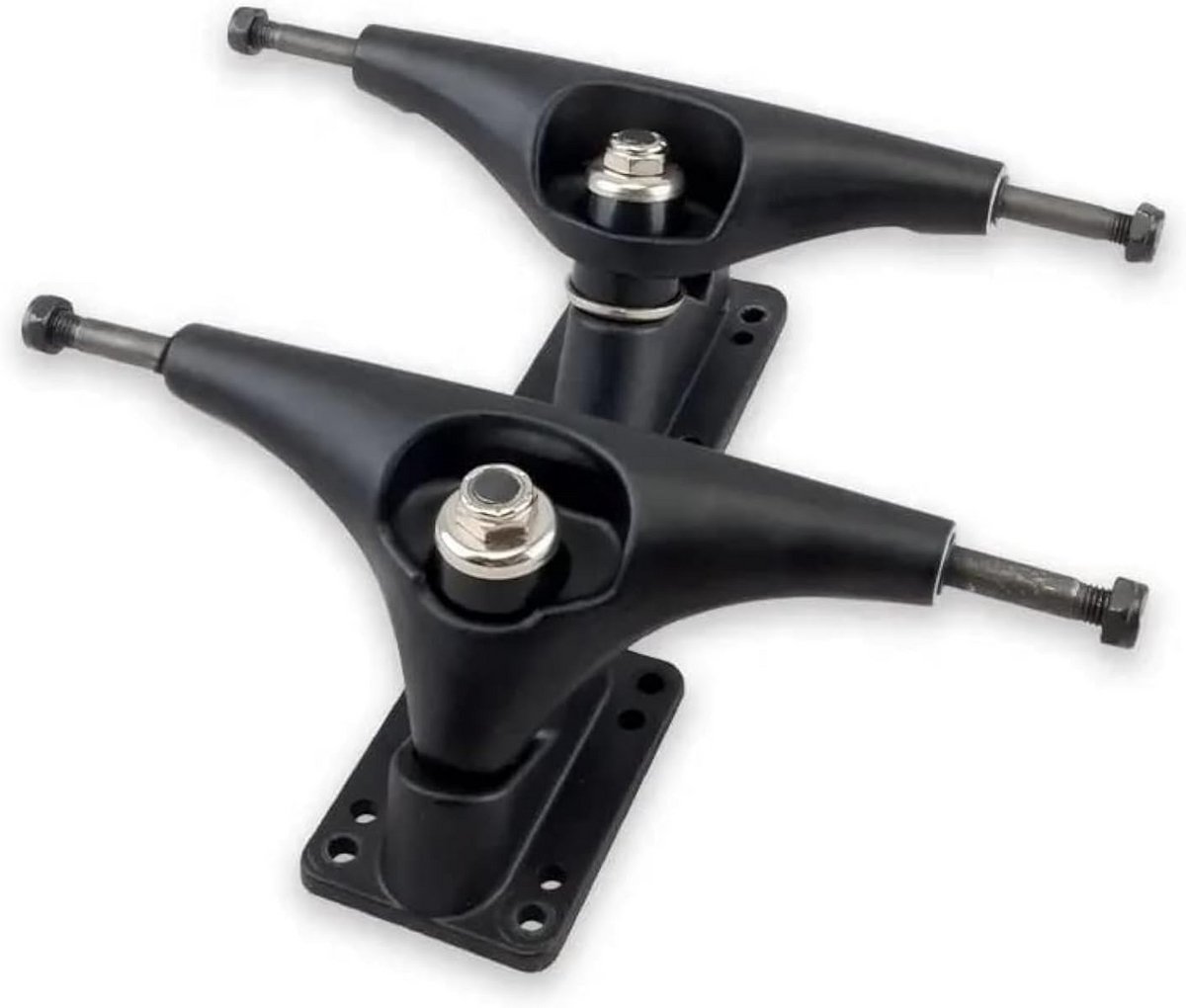 surf trucks voor surfskate longboard monopatine set zwarte assen