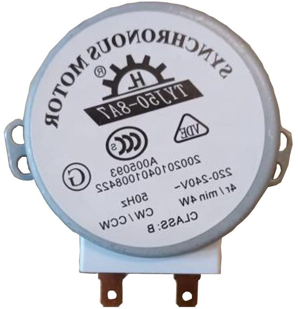 Synchrone Motor - Ventilator Motor - Apparaten Aansturen - Laag Geluidsniveau - 6 RPM 240 Volt - Zilver Loopmotor kopen online