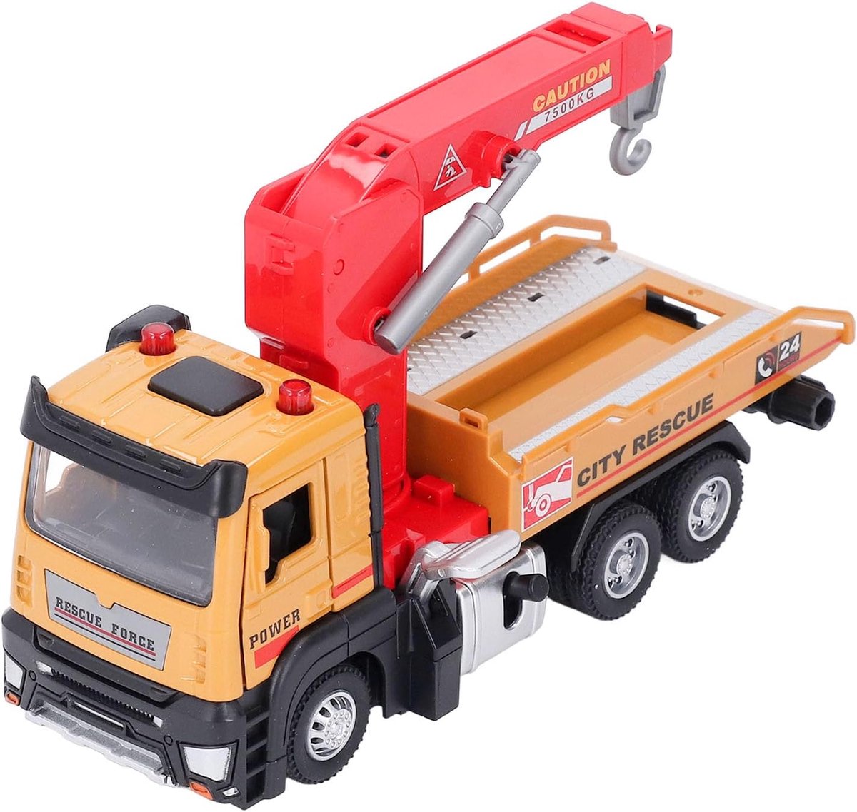 Transportsleepwagen Speelgoed - Hijswagen met Haak - Kinderen Spelen - Duurzaam Legering Materiaal - 24 x 13 x 11 cm Speelgoedkruiwagen kopen online