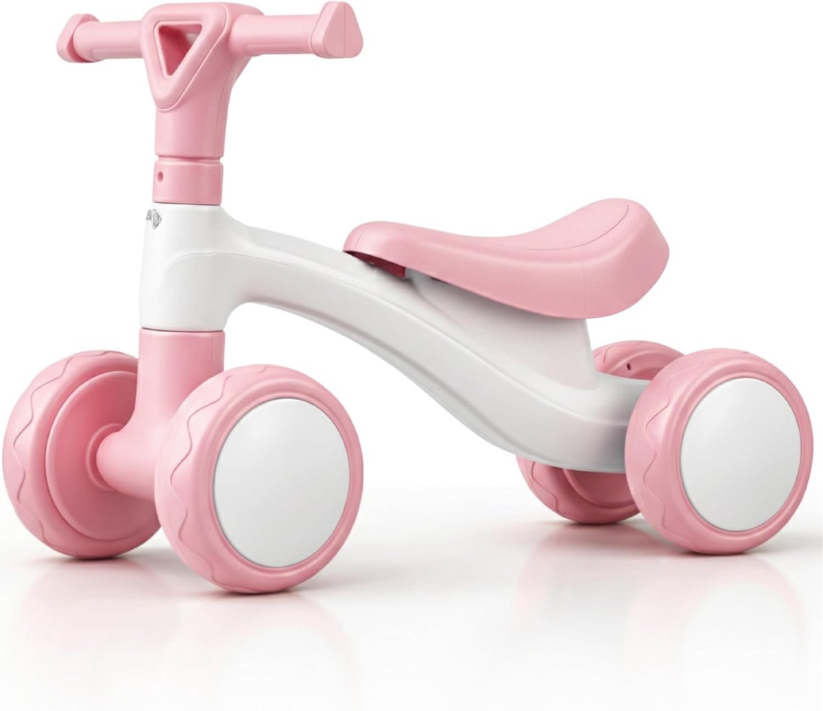 VALI® Loopfiets - Loopfietsje - Loopfiets 1 Jaar - Roze - 54cm x 26cm x 18cm Loopfiets kopen online