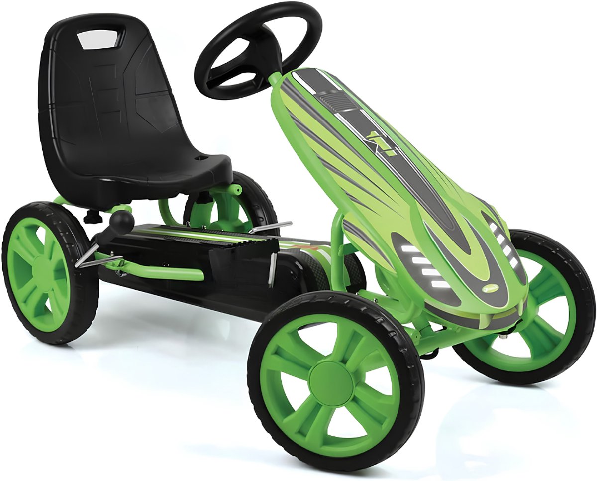 VALI® Skelter - Tot 50 kg - Skelter 4 Jaar - Skelter 6 tot 12 Jaar - Groen - 107cm x 51cm x 59cm Skelter kopen online