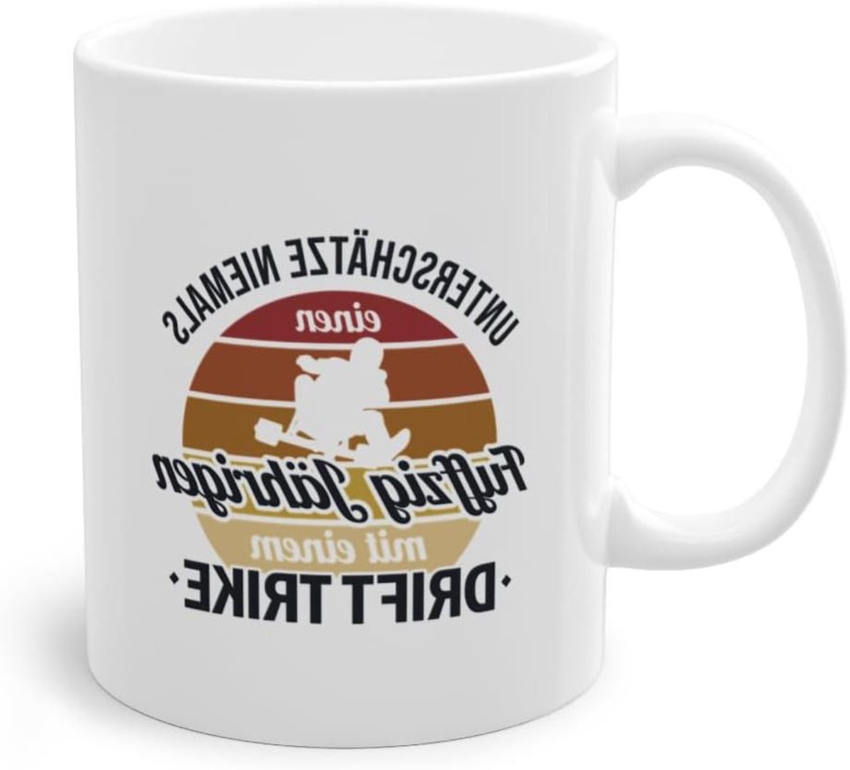 Verjaardag Mok - Koffie Mok - Cadeau Idee - Uniek Print Design - 330 ml - Wit Driewieler kopen online