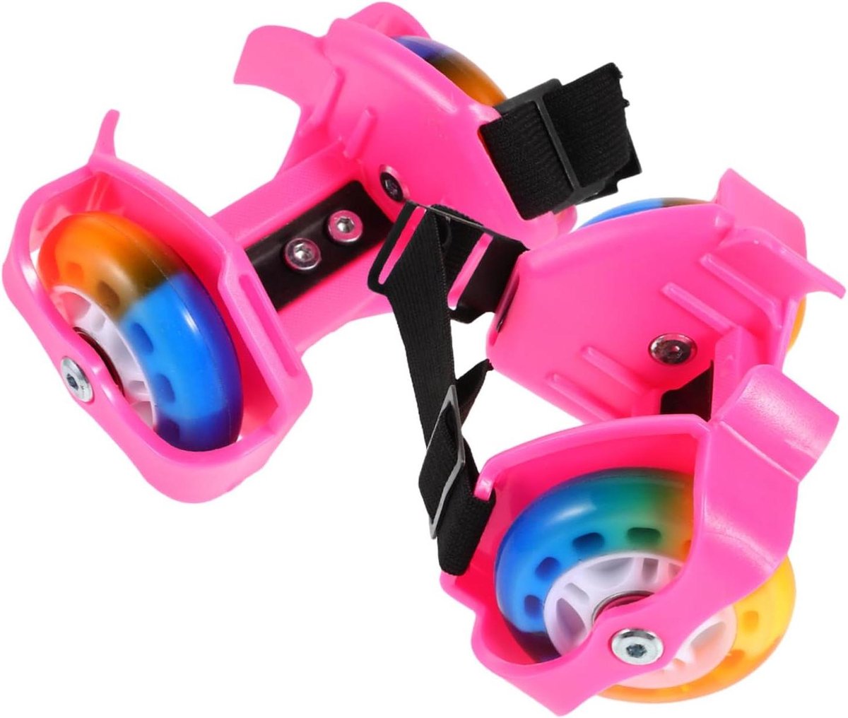 Verlichte Rollerschoenen - Skateschoenen Kinderen - Buiten Skaten - Met Flitsende Wielen - 5.31X3.54X3.14in - Roze Rolschaatsen kopen online
