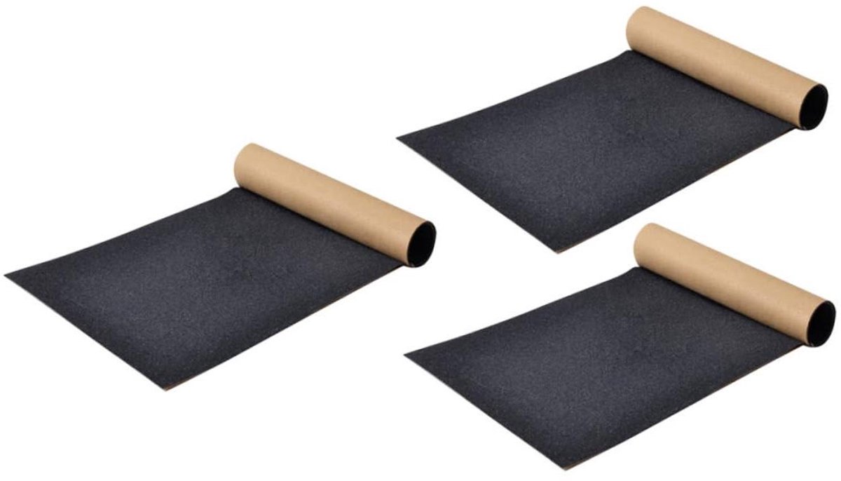 vervangbare grip tapes skateboard onderdelen skateboarden slijtvast amarilmateriaal 80x20cm zwart