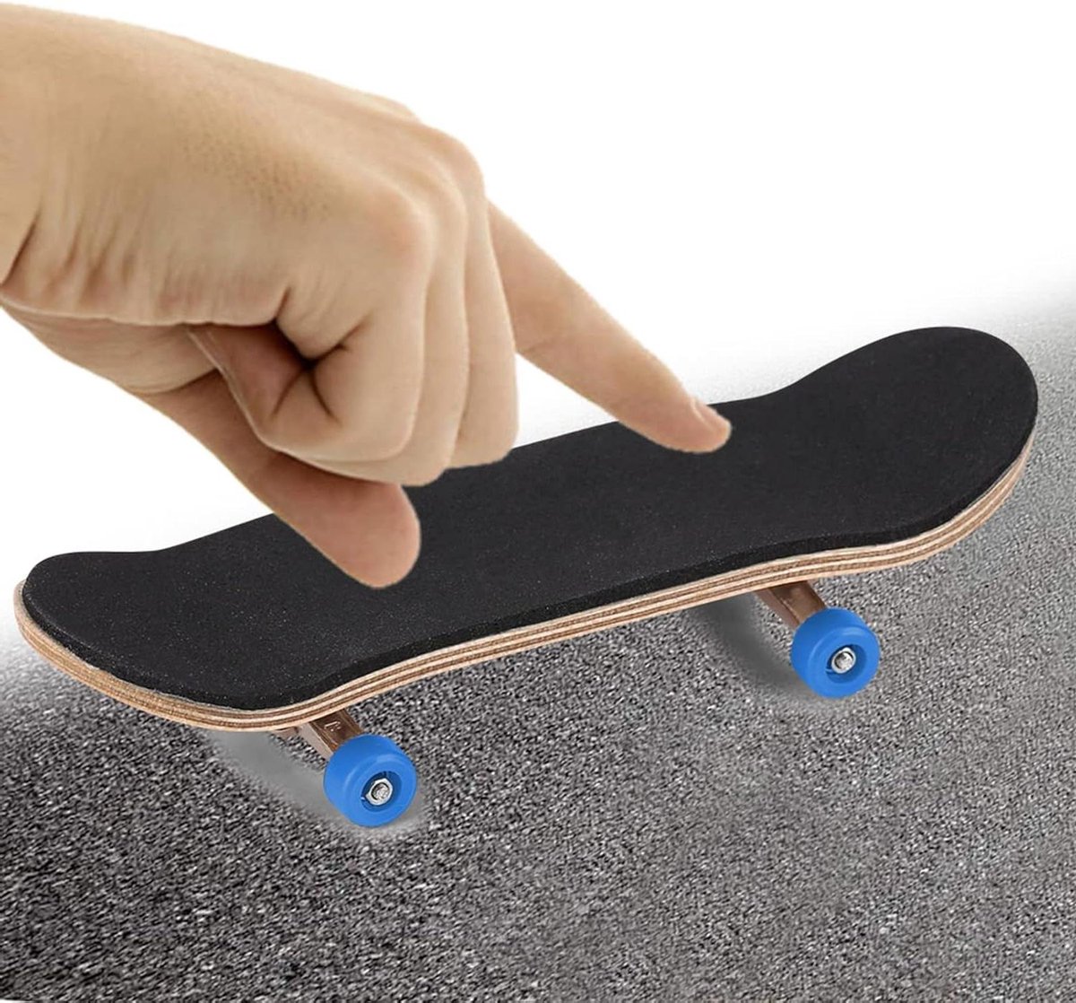 Vinger skateboard set - Mini board - Sport spelletjes - Meerlaags esdoorn dek - 19 x 18 x 4 cm Skateonderdeel kopen online