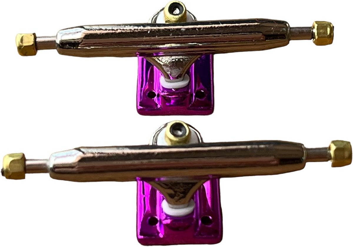 Vingerboard Trucks - Skateboard Onderdelen - Fingerboard Tricks - Verbeterde Baseplate - 32 34 36mm - Paars Skateonderdeel kopen online