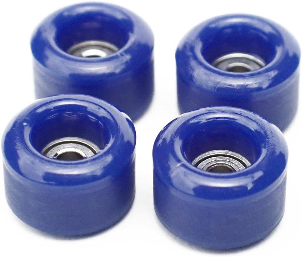 Vingerboard Wielen - Skateboard Onderdelen - Trick Uitvoeren - 60D Urethaan Materiaal - ABEC-7 Lagers - Donkerblauw Skateonderdeel kopen online