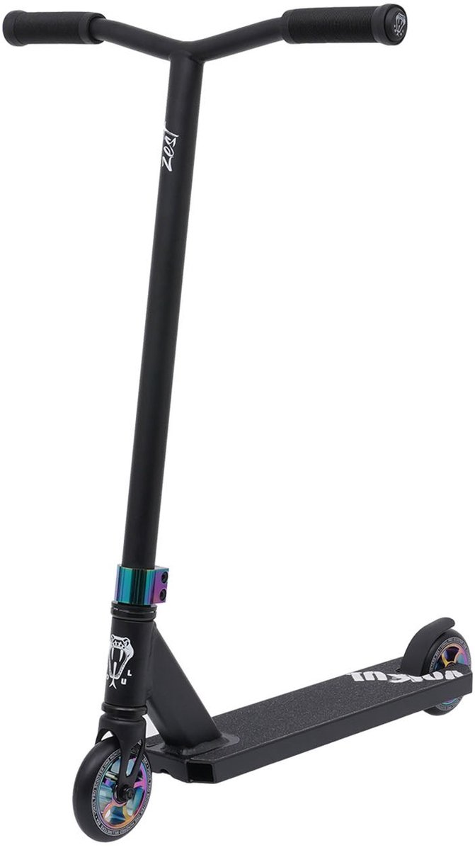 vokul zest 3 stunt scooter black neochrome 100 mm