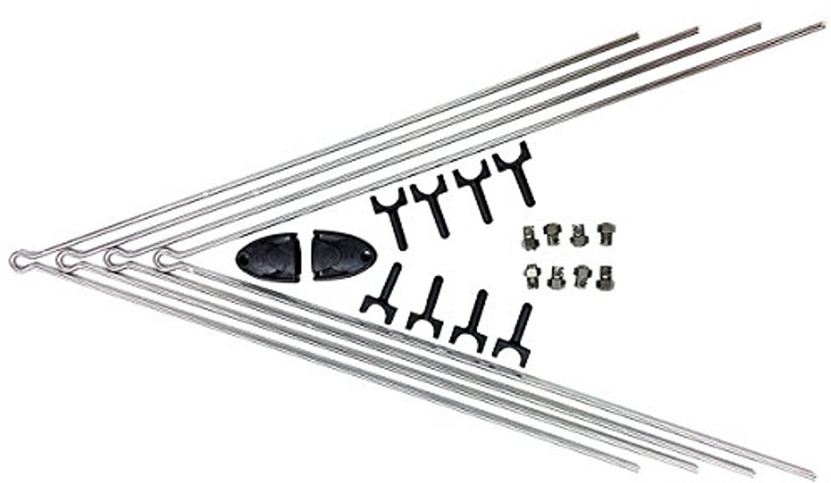 Volledige Onderdelen Kit voor Longboards - Chromoplastics, Zwart, One Size Skateonderdeel kopen online
