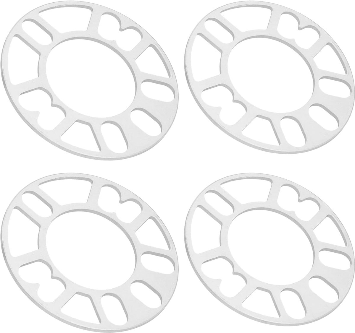 wielafstandhouders 5 mm aluminium universeel voor 4 5 boutwielen verbeter de stabiliteit shopvlot