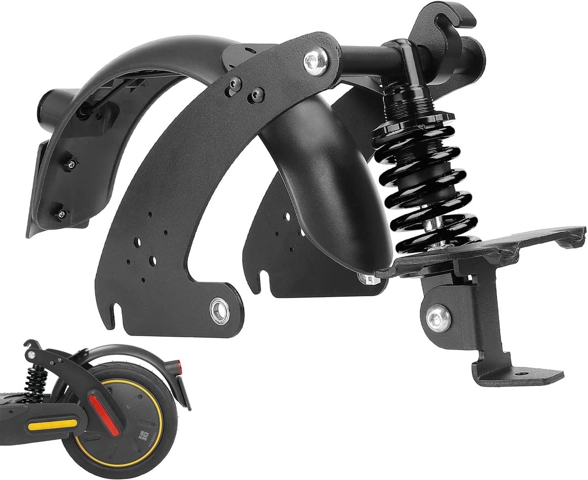 Winkel1 - Shock Absorber Set - Bumper en Mudguard - Verbeterde Schokabsorptie - Zwart - Accessoires voor Elektrische Scooter - Geschikt voor Ninebo... Buitenspeelvoertuigaccessoire kopen online