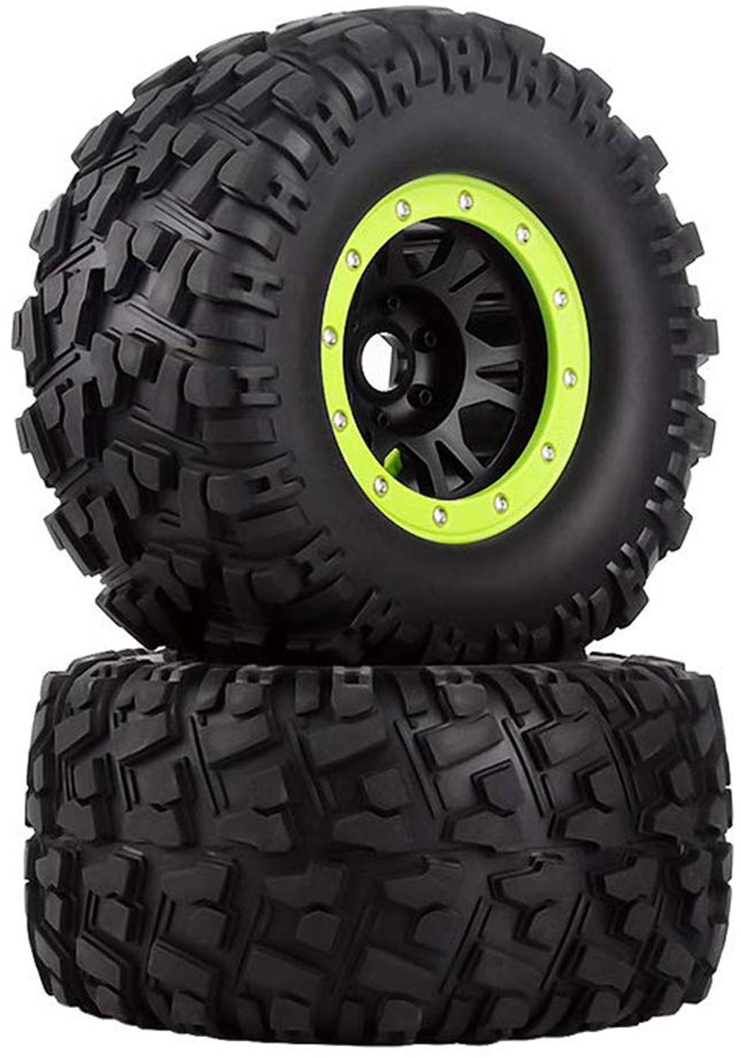 1 8 monster truck rubber banden en beadlock wielen set