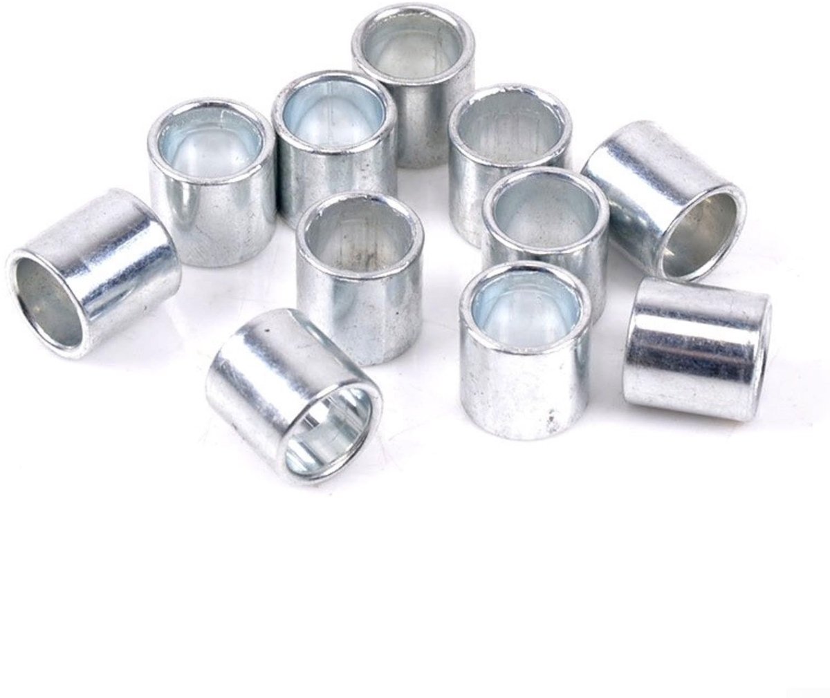 10mm aluminium standoffs voor skateboards en scooters set van 8 stuks