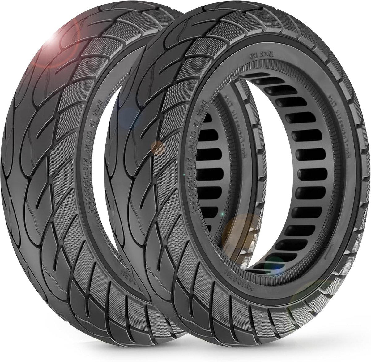10x2 125 solid tires black shopvlot
