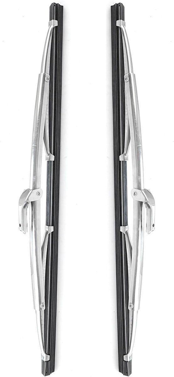 15 and 15 classic silver wiper blades pack of 2 7mm bayonet wiper arm width for classic cars boat polished shopvlot