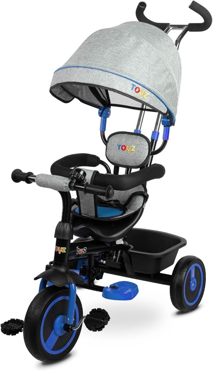 2 in 1 loopfiets en kinderwagen voor peuters vanaf 18 maanden