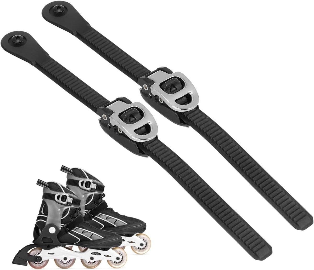 2 stuks inline skates gesp riem van duurzaam pp materiaal vervangende gespen voor rolschaatsen en skate accessoires met bevestiging