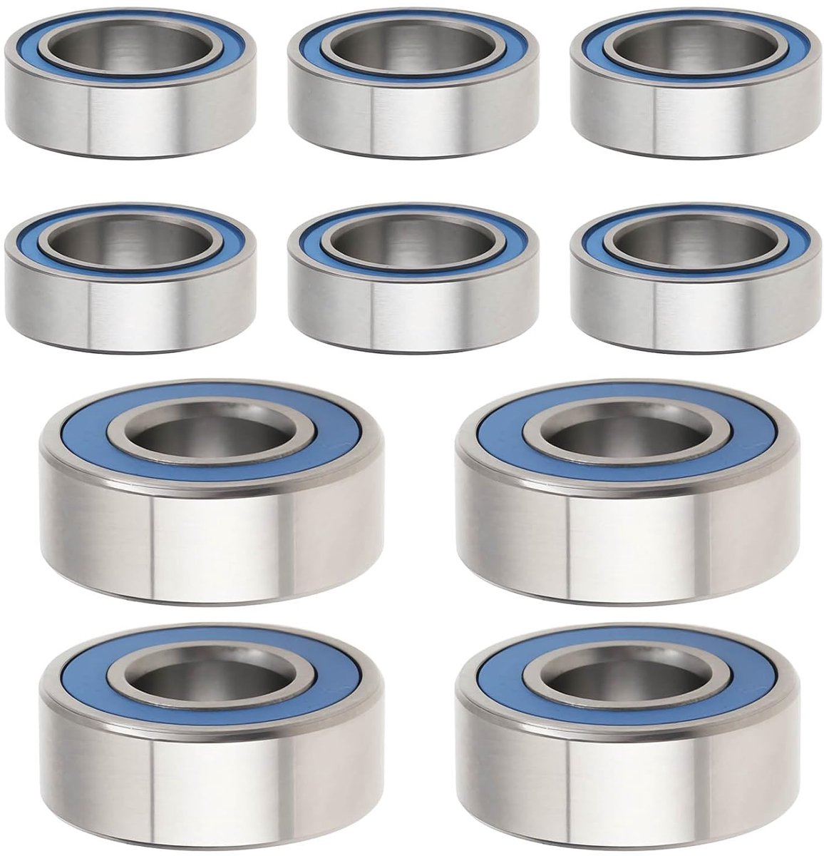 22 Stks Rubber Afgesloten 2RS Lagers 5x11x4mm En 5x8x2.5mm Compatibel met Ta-miya TA01 TA02 DF01 Manta Ray 1 10 - ShopVlot Skateonderdeel kopen online