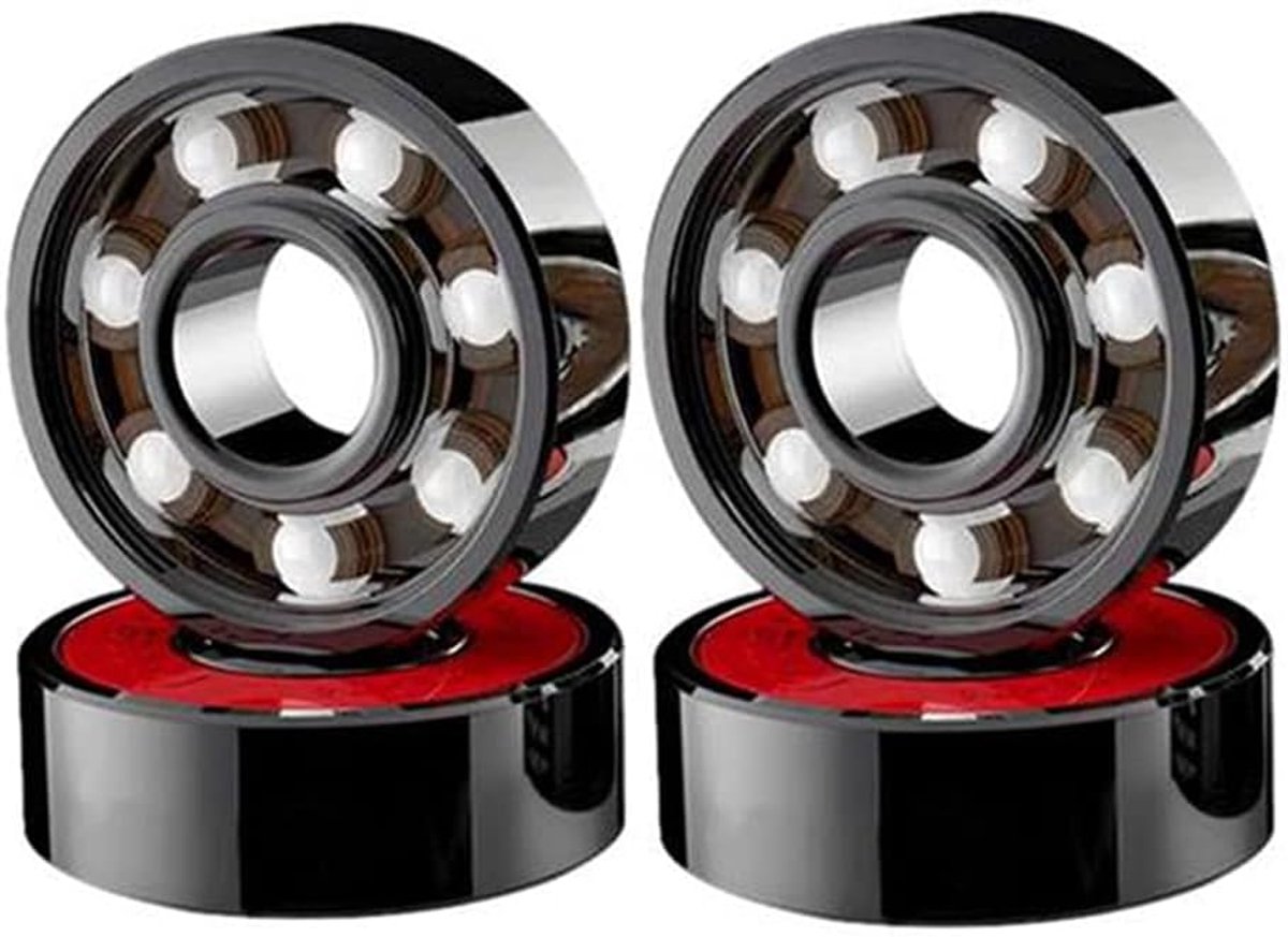 4pcs ceramic bearings for skate skateboard high speed wear resistant corrosion resistant shopvlot