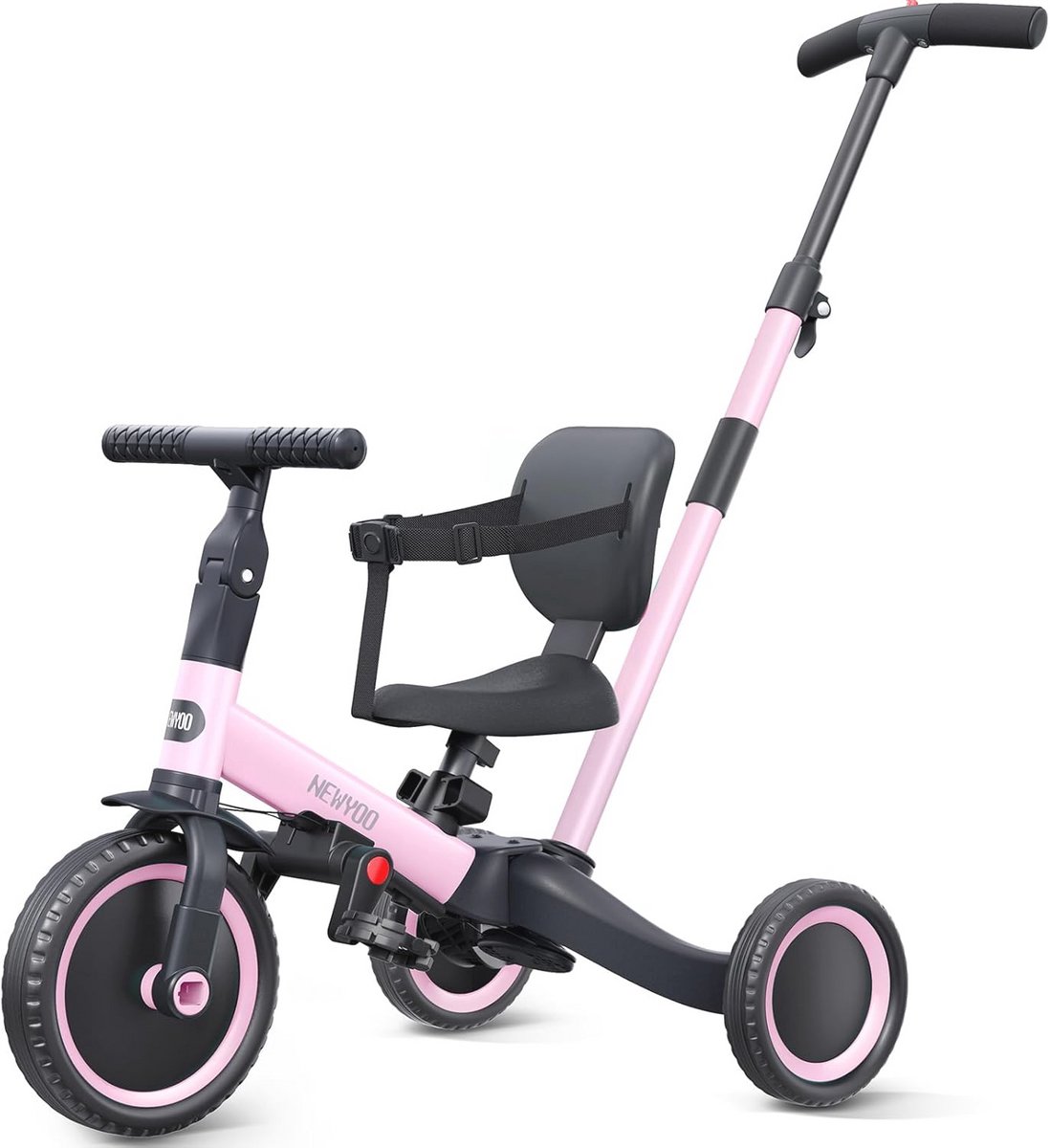 5 in 1 driewieler en loopfiets voor kinderen 1 3 jaar verstelbare functies en veiligheid