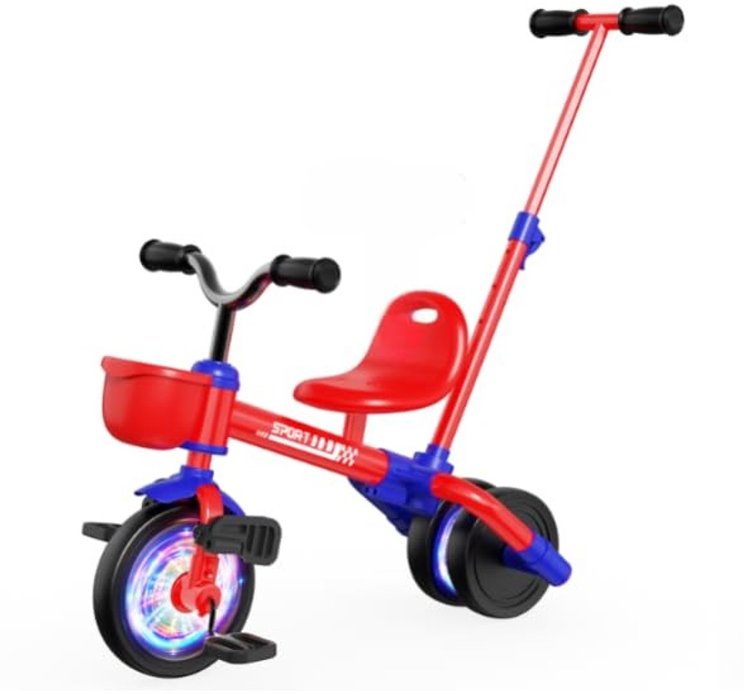 5 in 1 trike met duwstang voor kinderen van 1 5 jaar