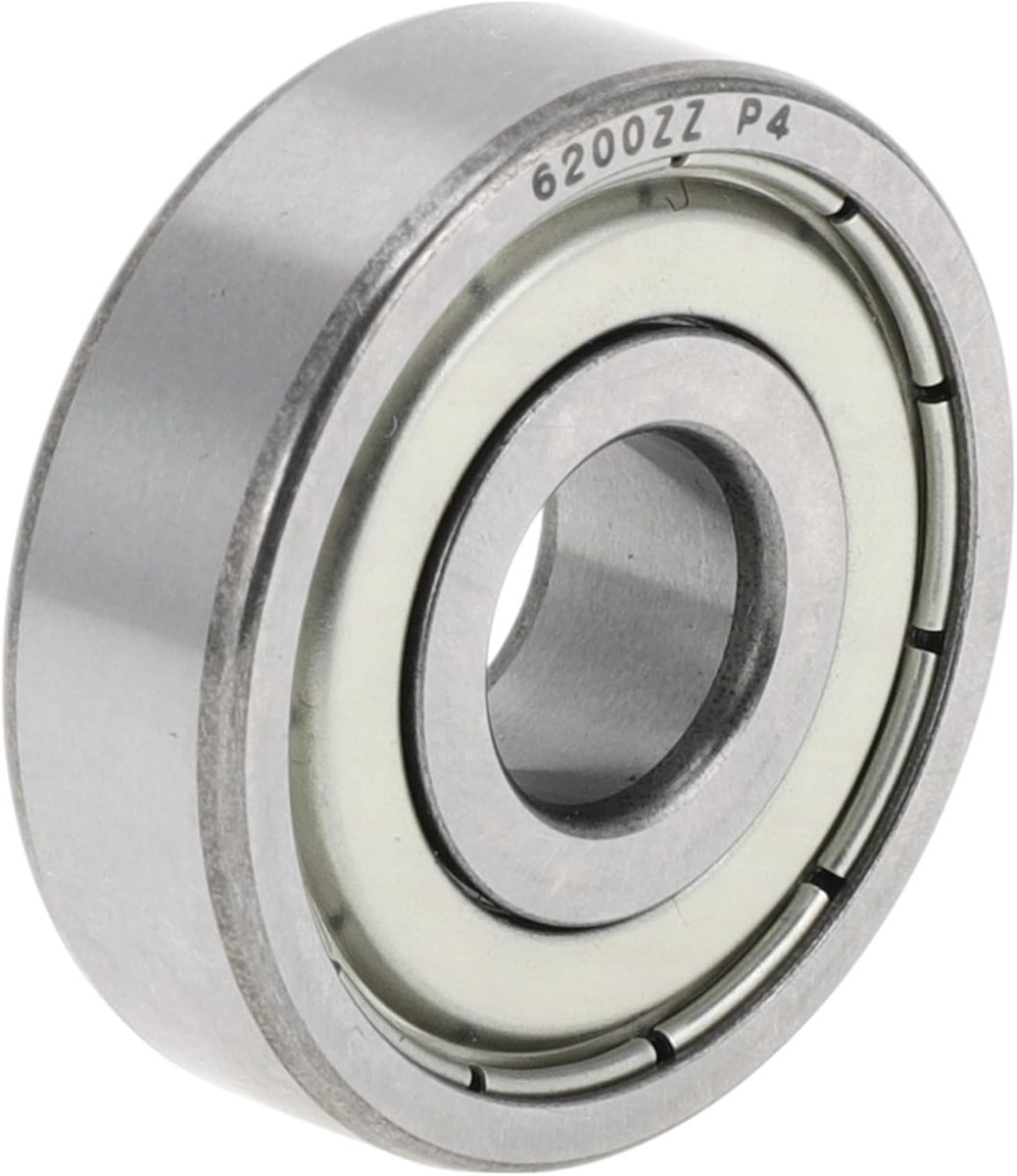 6200zz deep groove ball bearings p4 10x30x9mm auto lubricated bearings silver color double metal sealing shopvlot
