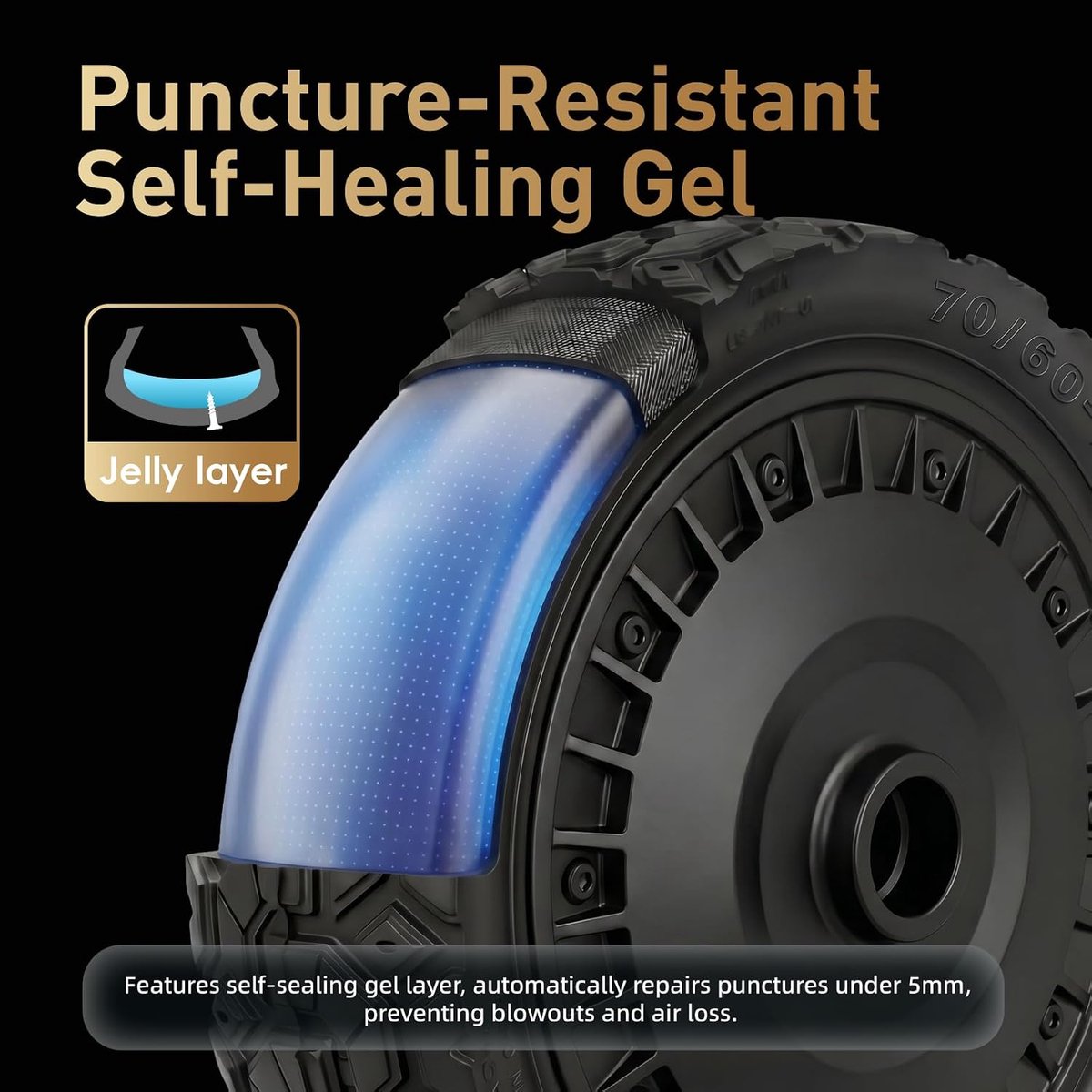 70 60 7 5 self repairing tubelless tyres for ninebot zt3 zt3 pro electric scooter replacement tyre 11 inch cross shopvlot
