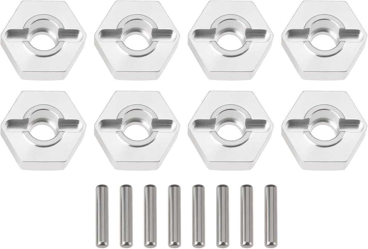 8pcs 12mm metalen wielen hex 4x5x12mm aluminium sterke constructie verbeterde stabiliteit shopvlot