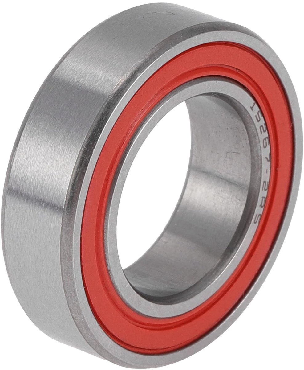 A ABSOPRO 15267-2RS Deep Groove Ball Bearings Lubricated Bearings Double Rubber Seal 15x26x7mm Red Silver Tone - ShopVlot Skateonderdeel kopen online