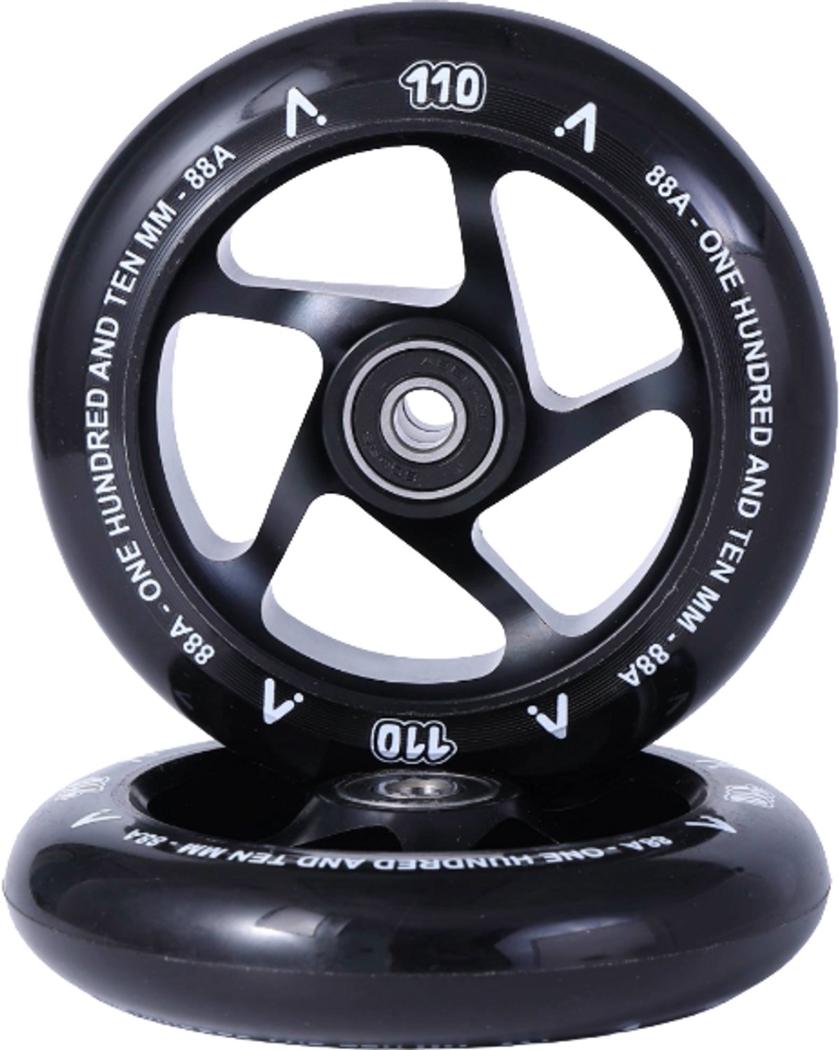 ACTA Freestyle Scooterwielen - Superlicht (2 stuks per paar) - 110 mm - Zwart Skateonderdeel kopen online