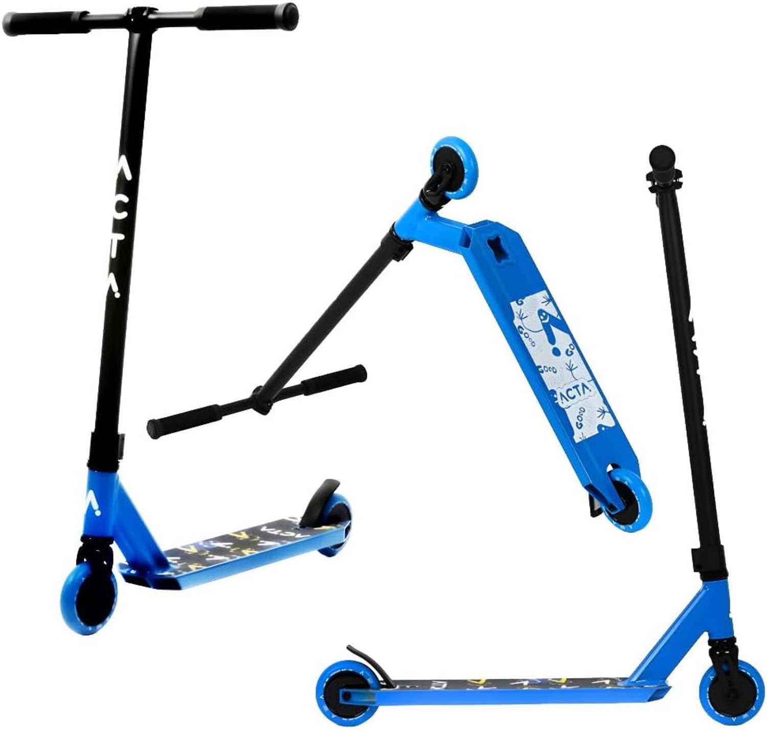 ACTA Stuntstep F2 Blauw/Zwart - Freestyle step voor skatepark en street Step kopen online