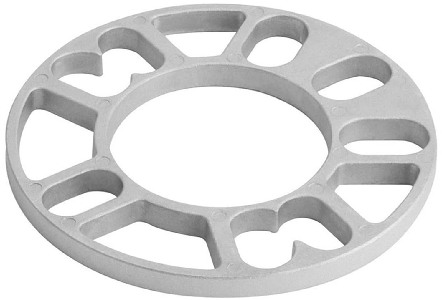 afstandhouders 10 mm aluminiumlegering universele afstandhouder 4 5 bouten 78 mm middenboring buitendiameter 150 mm verbreed wielspoor 5 mm wielshims