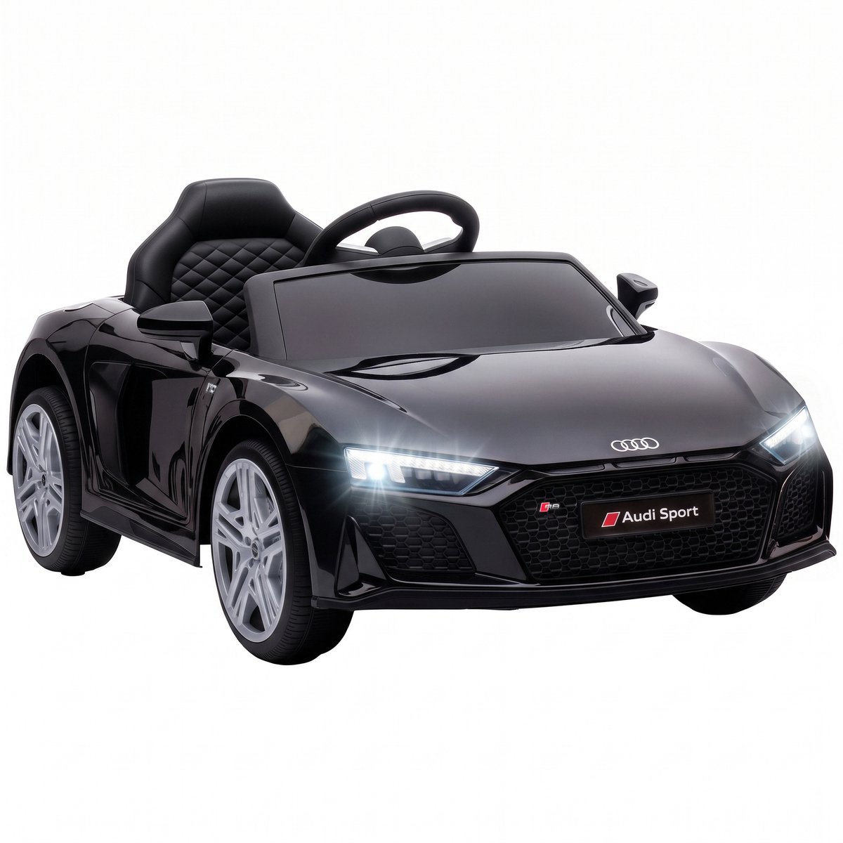 AIYAPLAY Electric Ride-on Car-Kunststoff, Stahl-107L x 58B x 44H cm-Schwarz Speelgoedaccuvoertuig kopen online