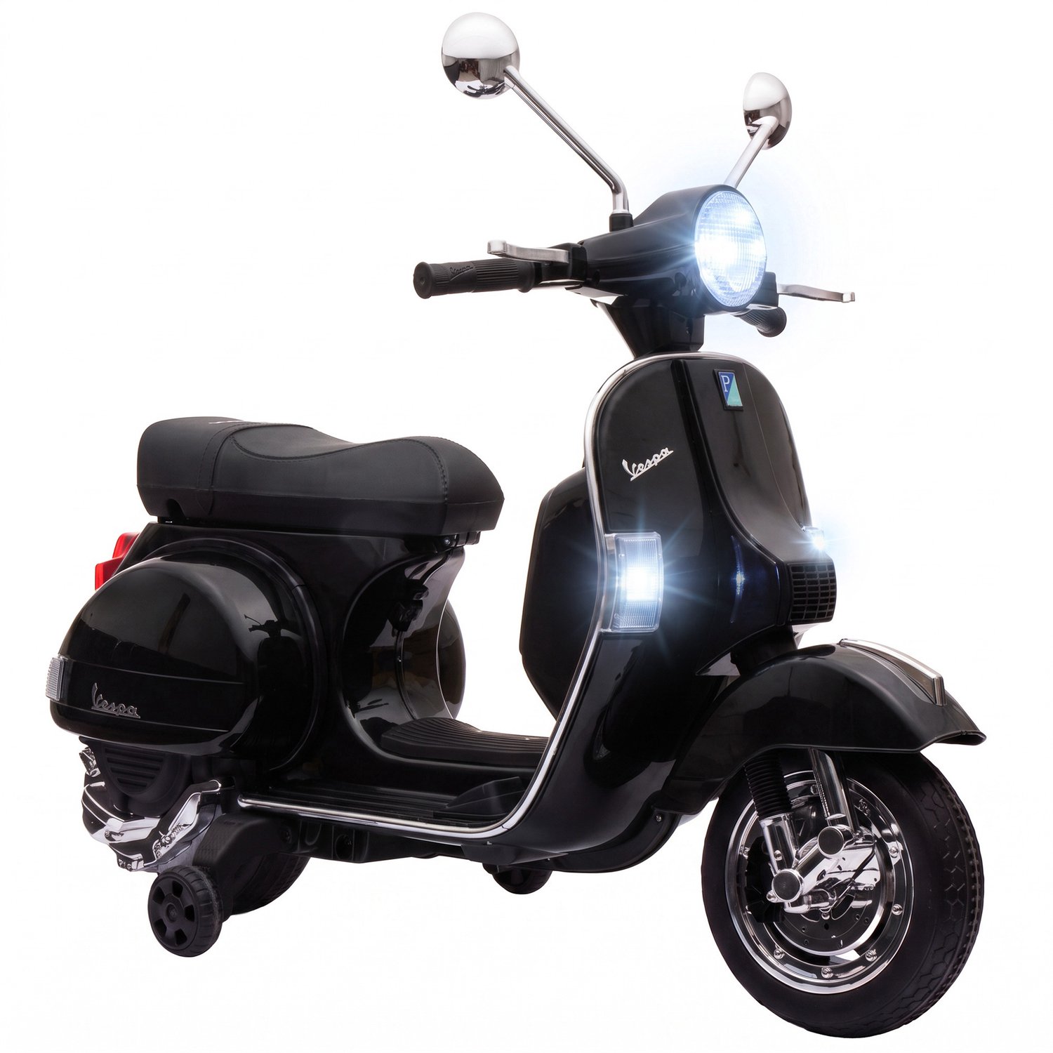 AIYAPLAY Electric Ride-on Motorcycle-Kunststoff, Metall-107L x 51B x 80H cm-Schwarz Speelgoedaccuvoertuig kopen online