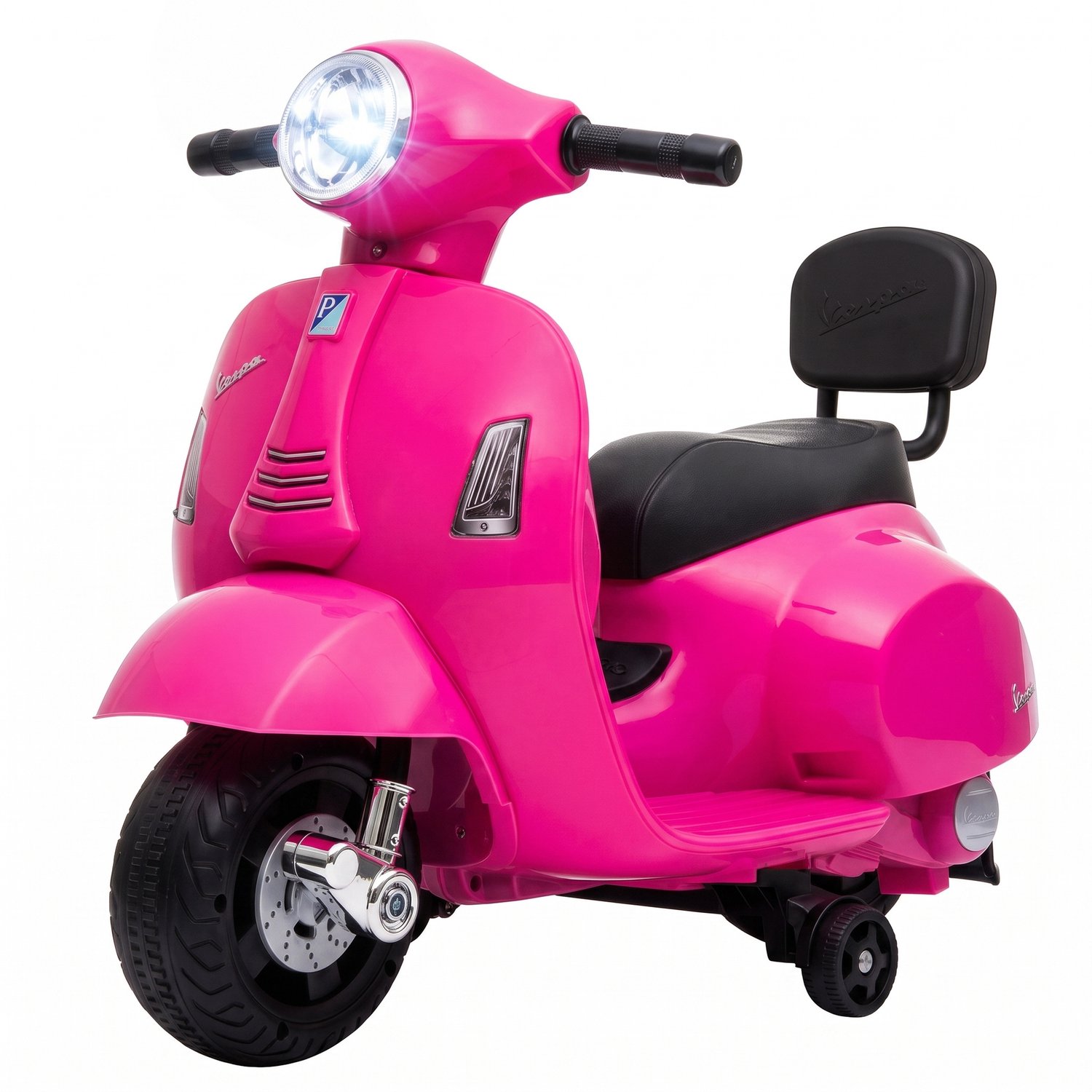 aiyaplay electric ride on motorcycle kunststoff stahl 66 5l x 38b x 52h cm rosa