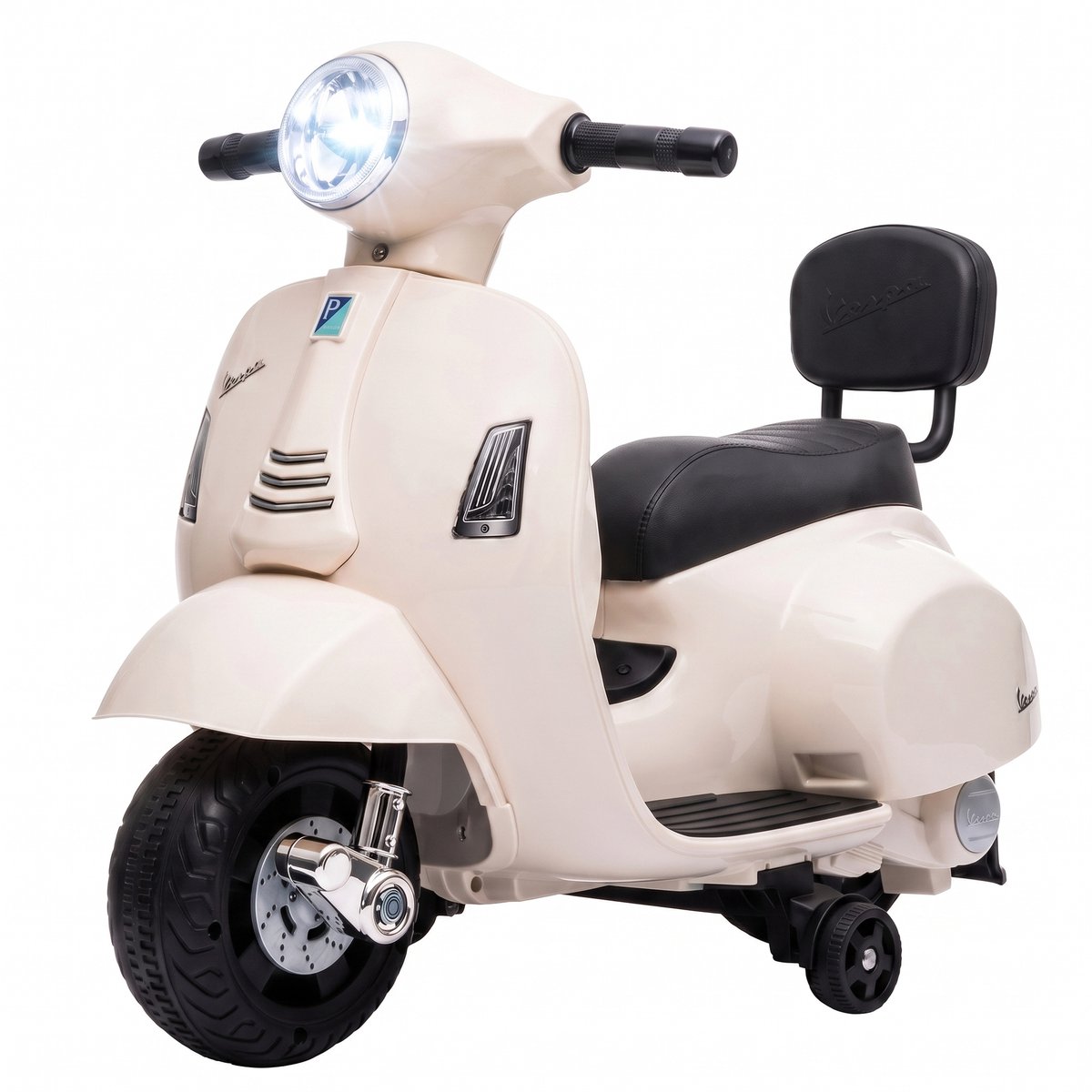 AIYAPLAY Electric Ride-on Motorcycle-Kunststoff, Stahl-66,5L x 38B x 52H cm-Weiß Speelgoedaccuvoertuig kopen online