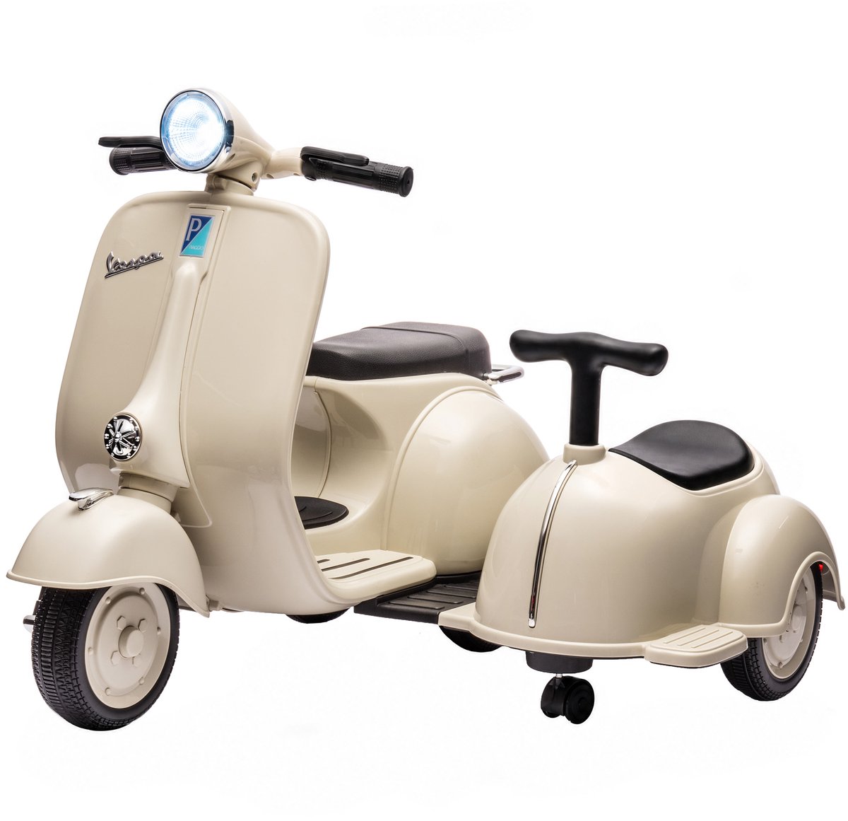 aiyaplay elektrische motorfiets pp staal 81 x 70 x 63 cm cr me