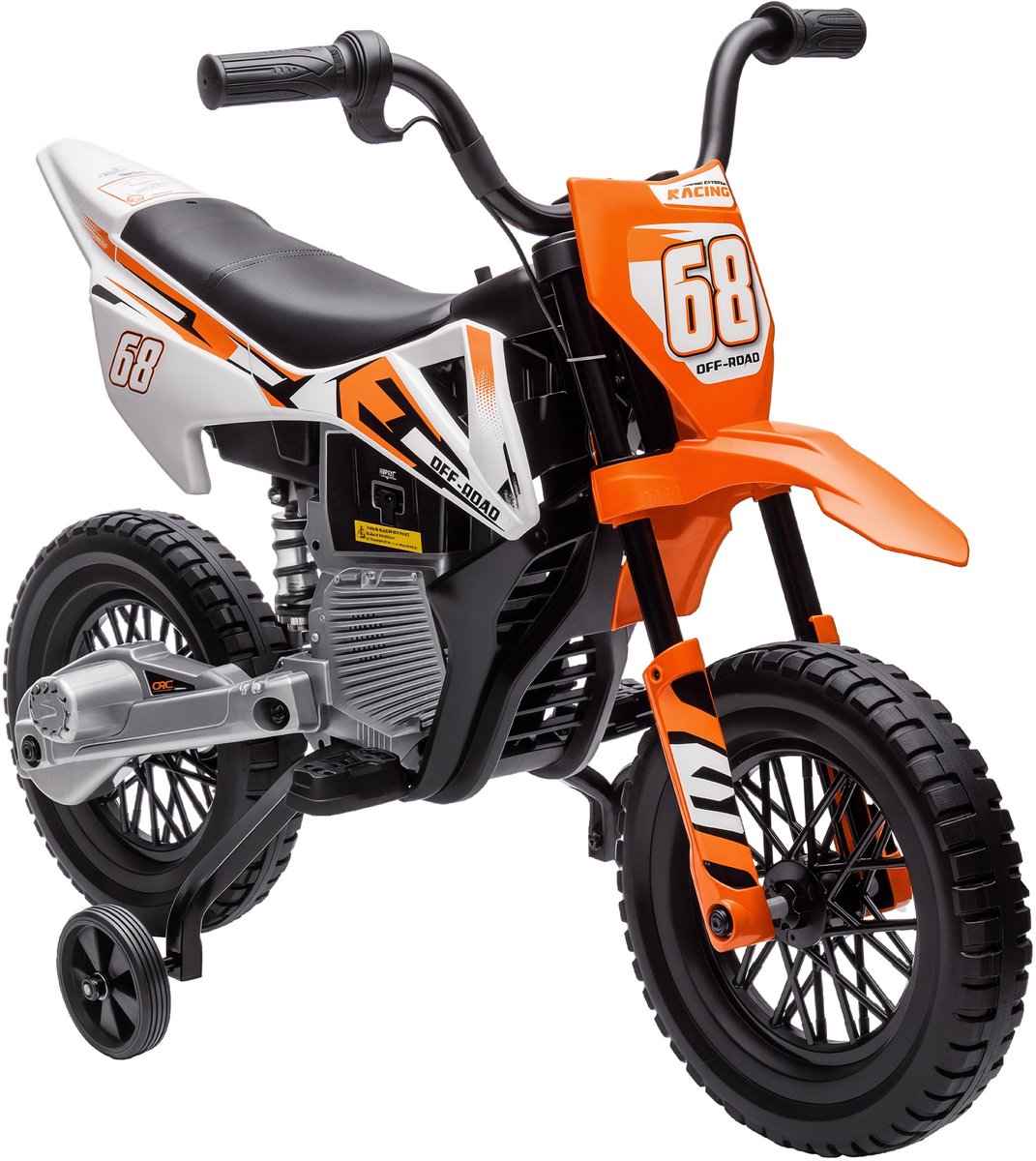 aiyaplay elektrische rijdende motorfiets pp 109 5 x 60 x 72 5 cm oranje