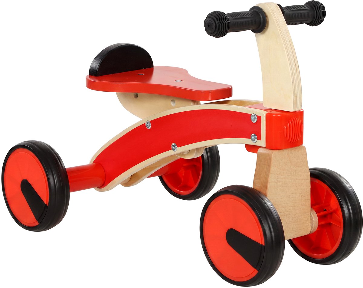 aiyaplay kids sliding car buchenholz sperrholz 52l x 33b x 38 5h cm rot