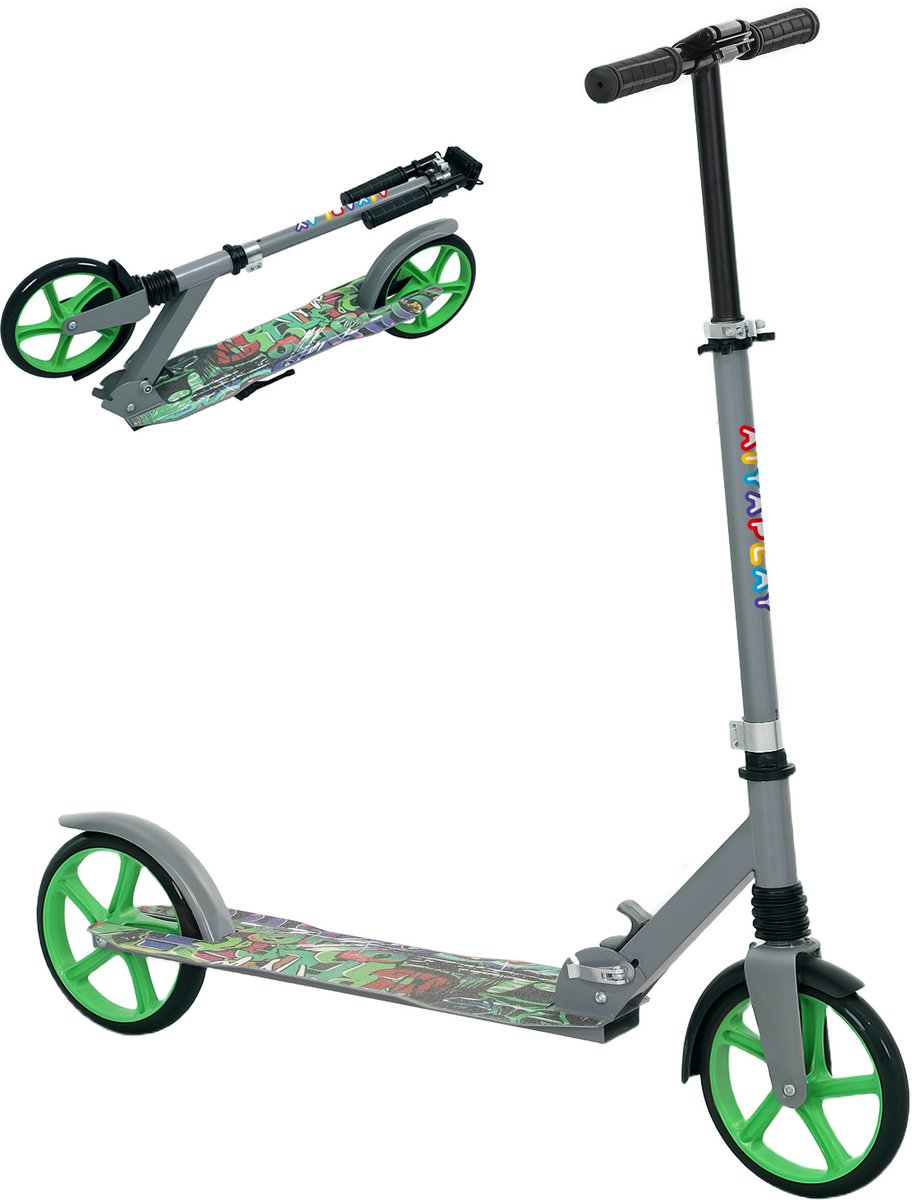 AIYAPLAY Kinderstep - PP - 94x38x103cm - Groen Step kopen online