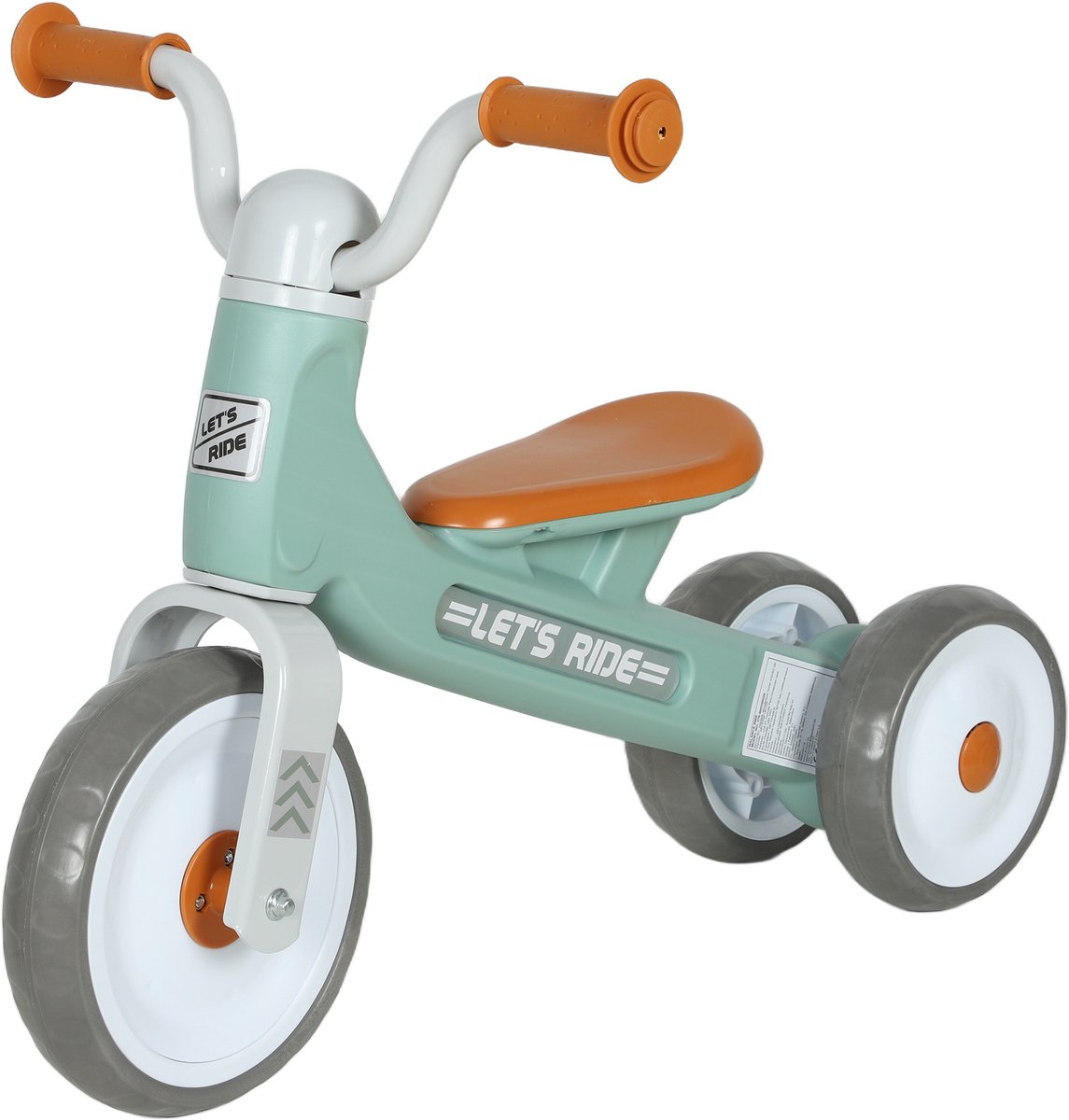 AIYAPLAY Loopfiets voor kinderen - Metaal - 69x40x49cm - Groen Loopfiets kopen online
